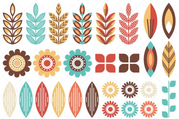 Download Colorful Floral Design Elements - Floral design elements Collection